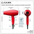 Secador de Pelo GA.MA Brilliant Ceramic Ion GBCI 2300W Motor DC Iones y Cerámica