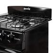 Cocina Escorial CANDOR BLK S2 GN 51Cm Negro Gas Natural