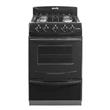 Cocina Escorial CANDOR BLK S2 GL 51Cm Negro Gas Licuado