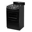 Cocina Escorial CANDOR BLK S2 GL 51Cm Negro Gas Licuado