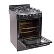 Cocina Singer Flor 5537F 56Cm Negra Multigas Encendido Electronico