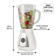 Licuadora Smartlife SL-BL1008W De Mesa 400W 1.5 Litros Blanca