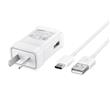 Cargador Samsung de Viaje 15W EP-TA20RWSUGAR Carga Rápida Blanco con Cable Micro USB