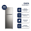 Heladera Gafa HGNF333P Plata 356 Litros No Frost Inverter con Dispenser