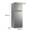 Heladera Gafa HGNF333P Plata 356 Litros No Frost Inverter con Dispenser