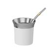 Termo Kanji KJH-PE10M-B 1 Litro Electrico Blanco Mate Y Bombilla