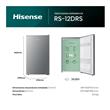 Frigobar Bajo Mesada Hisense RS-12DRS Gris 94 Litros Cíclico
