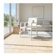 Sillon de Rattan Avelino 105/HK728 Super Reforzado Blanco Apoyabrazos