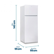 Heladera Cíclica Philco NPHCT225B Blanca 199 Litros con Freezer