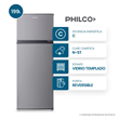 Heladera Cíclica Philco PHCT225X 199 Litros Plateada con Freezer