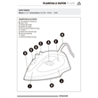 Plancha Ultracomb PL-4170 A Vapor 1400W Suela Antiadherente