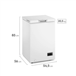 Freezer Horizontal Gafa FGHI102B-S 100 Litros Blanco Inverter Funcion Turbo