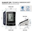 Tensiómetro Digital de Brazo GA.MA BP 1209 Automático 120 Memorias Display Extra Large