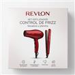 Kit Revlon RVDR5230RL2A Secador de Pelo 2000W + Planchita Cerámica 210°C Rojo