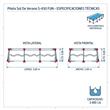 Pileta Sol de Verano S-450 FUN 7600 Litros 4.50 X 2.10 X 0.80