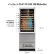 Cava Php YC-510 108 Botellas Dual Zone 9 Bandejas Luz interior