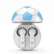 Auricular Eurosound ES-FB1804-WA Futbol Bluetooth In Ear Azul y Blanco