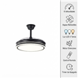 Ventilador de Techo Php JS8379 42" Negro 6 Velocidades
