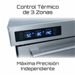 Cava Php YC-618 3 Zonas 20 Bandejas Azul Luz interior