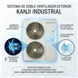 Aire Acondicionado Kanji Home KJHFO72R4 Piso Techo 18000W Frío/Calor