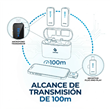 Microfono Udfine Mic Lite Transmision 80 Mts Doble Canal