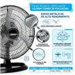 Ventilador Liliana VOTR20 Turbo 20" 90W 3 Velocidades