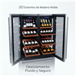 Cava Php YC-618 3 Zonas 20 Bandejas Plateada Luz interior