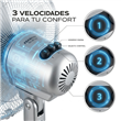 Ventilador de Pie Metálico Peabody PE-VPY250 20" 130W 3 Velocidades