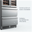 Cava Php YC-618 3 Zonas 20 Bandejas Plateada Luz interior