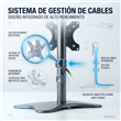 Soporte de Escritorio Móvil Onebox OB-LCD13 para Monitor de 13" a 32" con Base