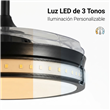 Ventilador de Techo Php JS8379 42" Negro 6 Velocidades