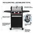 Parrilla Eléctrica PHP KYS-203A 3000W Tablas Laterales y Control de Temperatura