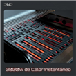 Parrilla Eléctrica PHP KYS-203A 3000W Tablas Laterales y Control de Temperatura