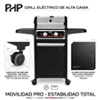Parrilla Eléctrica PHP KYS-203A 3000W Tablas Laterales y Control de Temperatura