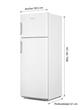 Heladera Cíclica Eslabón de Lujo ERD34AB Blanca 326 Litros con Freezer