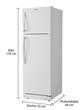 Heladera Cíclica Briket BK2F 1410 (BK2F-1410V) Blanca 290 Litros con Freezer