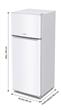 Heladera Cíclica Briket BK2F 1610 (BK2F-1610V) Blanca 322 Litros con Freezer