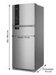 Heladera No Frost Whirlpool WRM56CK Platinum 461 Litros Xpert Inverter