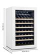 Cava Php YC-110 47 Botellas Blanca 6 Bandejas Luz Interior