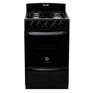 Cocina Escorial PALACE BLACK LXS2 51Cm Negra A Gas Envasado