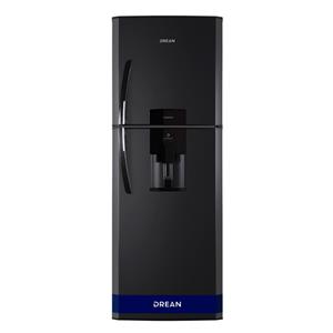Heladera No Frost Drean HDR400F41N Black Steel 396 Litros con Dispenser