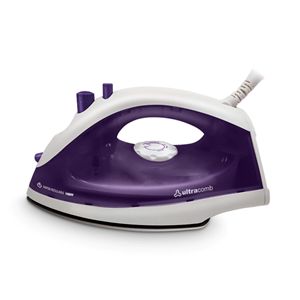 Plancha Ultracomb PL-4170 A Vapor 1400W Suela Antiadherente