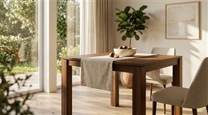 Mesa de Comedor Rectangular ADM Amoblamientos 231-03 120x80 cm Color Castaño
