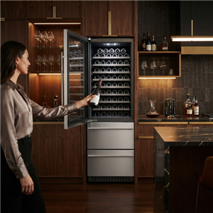 Cava Php YC-510 108 Botellas Dual Zone 9 Bandejas Luz interior