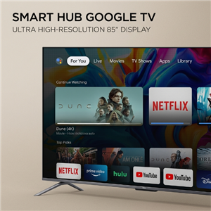 Televisor Smart Php PHP-85T1 85" Led Qled Uhd 4K Google 3.0 Control de Voz