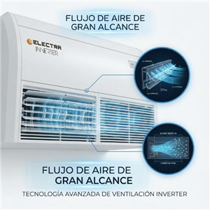 Aire Acondicionado Electra EFI72R4 Piso Techo 6TN 18000 Frigorías Frio Calor Inverter